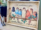 Workshop by My White Picket Fence: "BIRDS ON A BRANCH TRAY" - Rustic Farmhouse Charm