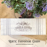 I SEE PARIS Redesign Décor Stamp 12"x12" - Rustic Farmhouse Charm