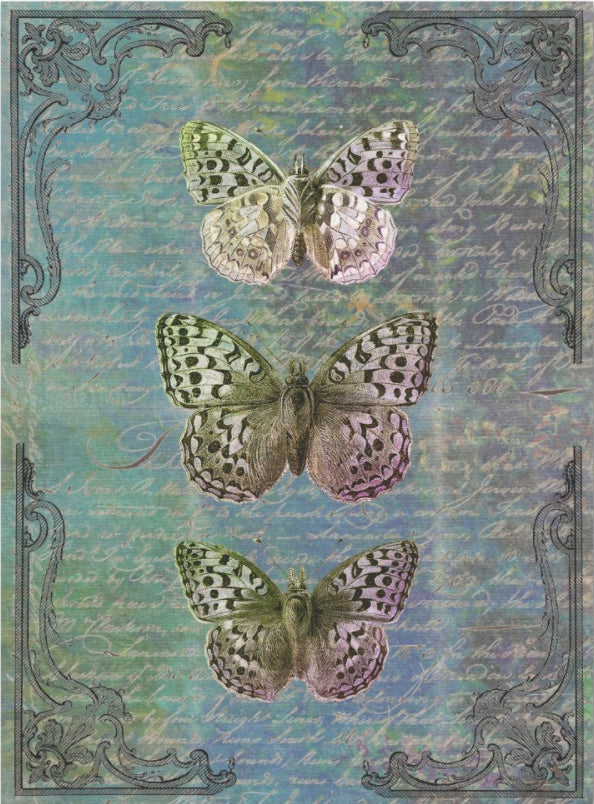 Decoupage Tissue Paper - Butterflies (43.18cm x 58.42cm) - Rustic Farmhouse Charm