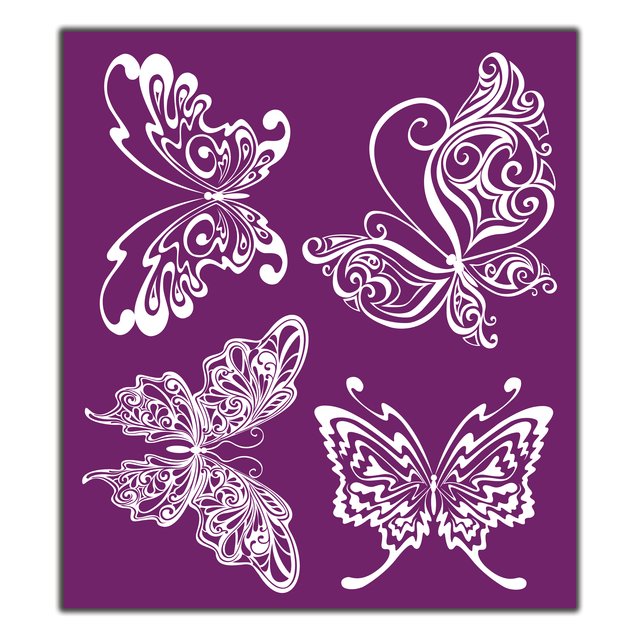 NEW! BUTTERFLIES Silkscreen Stencil by Dixie Belle - Rustic Farmhouse Charm