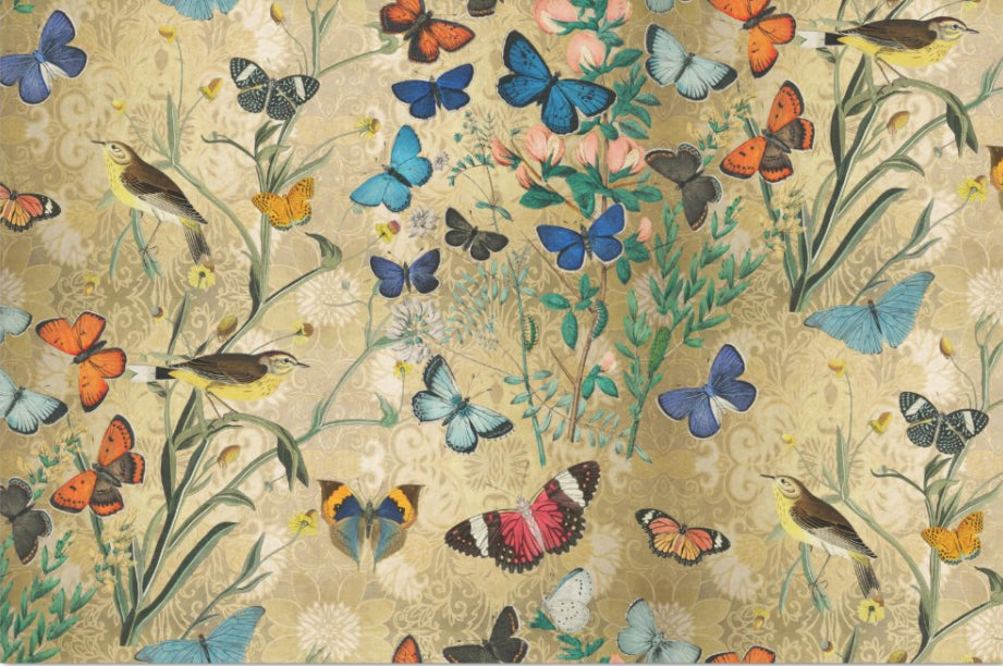 Decoupage Tissue Paper - Butterflies Galore (50.8cm x 76.2cm) - Rustic Farmhouse Charm