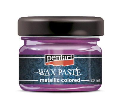 METALLIC MAGENTA Coloured Wax Paste by Pentart 20ml - Rustic Farmhouse Charm