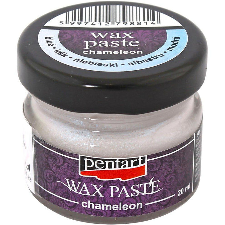 BLUE Chameleon Wax Paste by Pentart 20ml - Rustic Farmhouse Charm