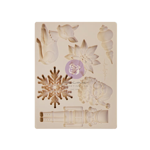 NEW! Silicone Mould - CHRISTMAS SPARKLE COLLECTION (3.5" x 4.5") - Rustic Farmhouse Charm