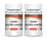 CLASSIC Crackle Varnish 2-Component System by Pentart 100ml set - Rustic Farmhouse Charm
