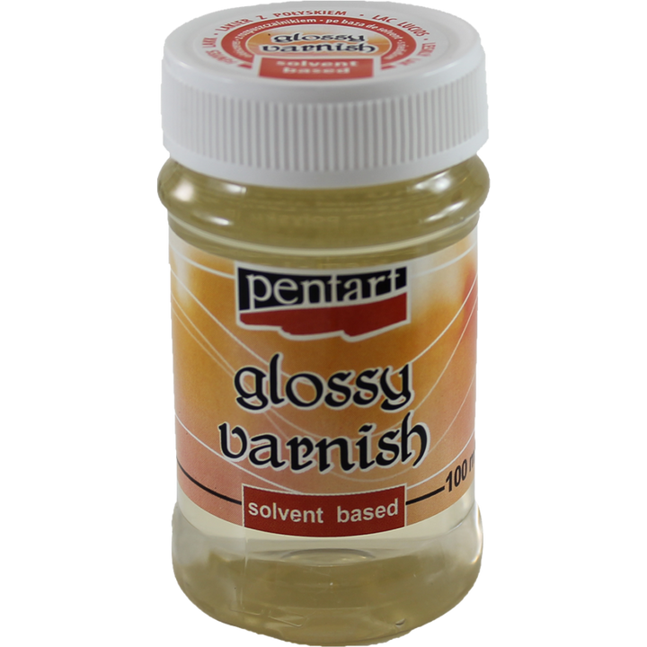 GLOSS Varnish (solvent-based) by Pentart 100ml - Rustic Farmhouse Charm