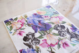 Dixie Belle Decoupage Rice Paper - COLOURFUL FLORAL WITH BLACK & WHITE (PRE-ORDER) - Rustic Farmhouse Charm
