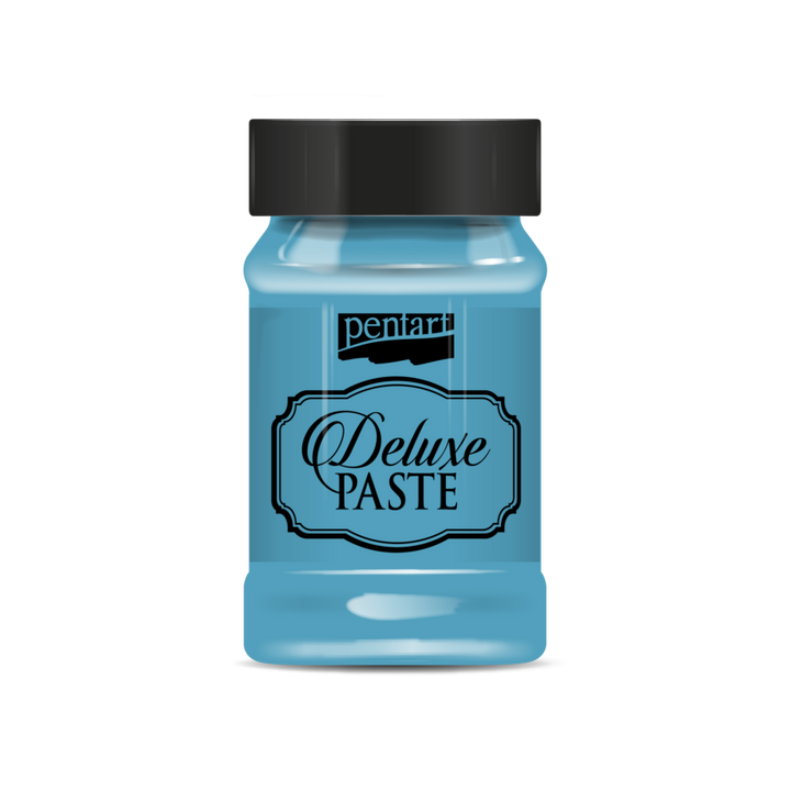 LAGOON BLUE Deluxe Paste by Pentart 100ml - Rustic Farmhouse Charm