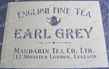 Earl Grey Tea (A4/A3) - Rustic Farmhouse Charm