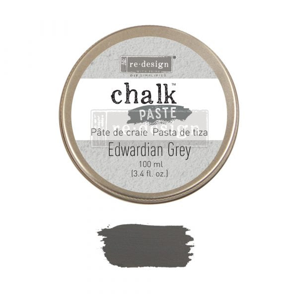EDWARDIAN GREY Redesign Chalk Paste 100ml - Rustic Farmhouse Charm