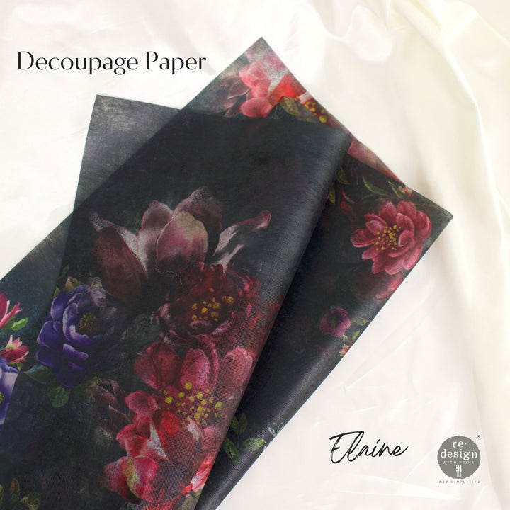 NEW! ELAINE Redesign Decoupage Tissue Paper 48.26cm x 76.2cm - Rustic Farmhouse Charm