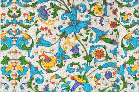 Decoupage Tissue Paper - Florentine Floral Pattern (50.8cm x 76.2cm) - Rustic Farmhouse Charm