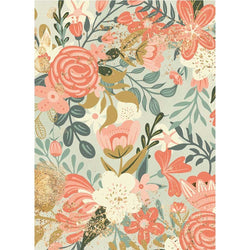 FLOWER TAPESTRY Rice Paper by Stamperia (A4) - Rustic Farmhouse Charm