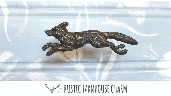 KNOB - Running Fox - Rustic Farmhouse Charm