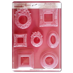 FRAMES Soft Maxi Mould by Stamperia (A4) - Rustic Farmhouse Charm