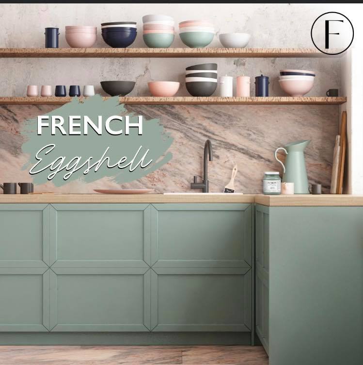 FRENCH EGGSHELL Fusion™ Mineral Paint - Rustic Farmhouse Charm