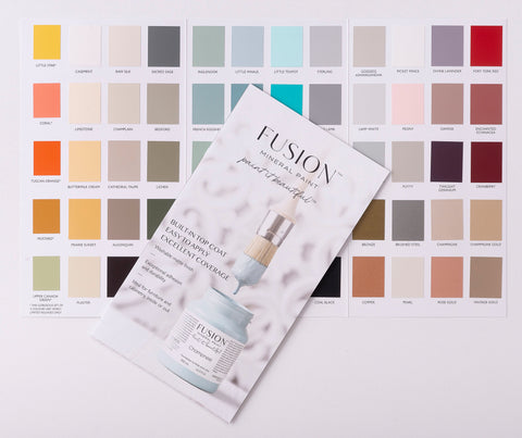 Fusion™ TRUE COLOUR Colour Card (with paint chips) - Rustic Farmhouse Charm