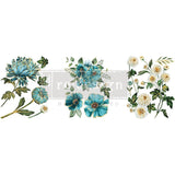 NEW! GILDED FLORAL Redesign Transfer (3 sheets, each 21.59cm x 27.94cm) - Rustic Farmhouse Charm