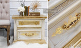 Redesign Transfer - Gilded Baroque Scrollwork (Gold-Foiled) - Rustic Farmhouse Charm