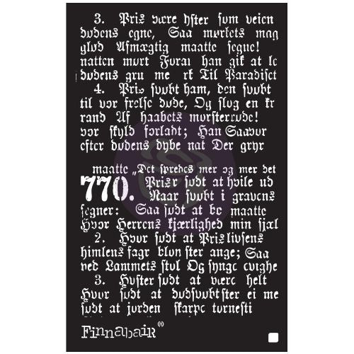 GOTHIC Finnabair Stencil 6" x 9" - Rustic Farmhouse Charm