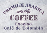 Stencil - Grain Sack Coffee (A4) - Rustic Farmhouse Charm