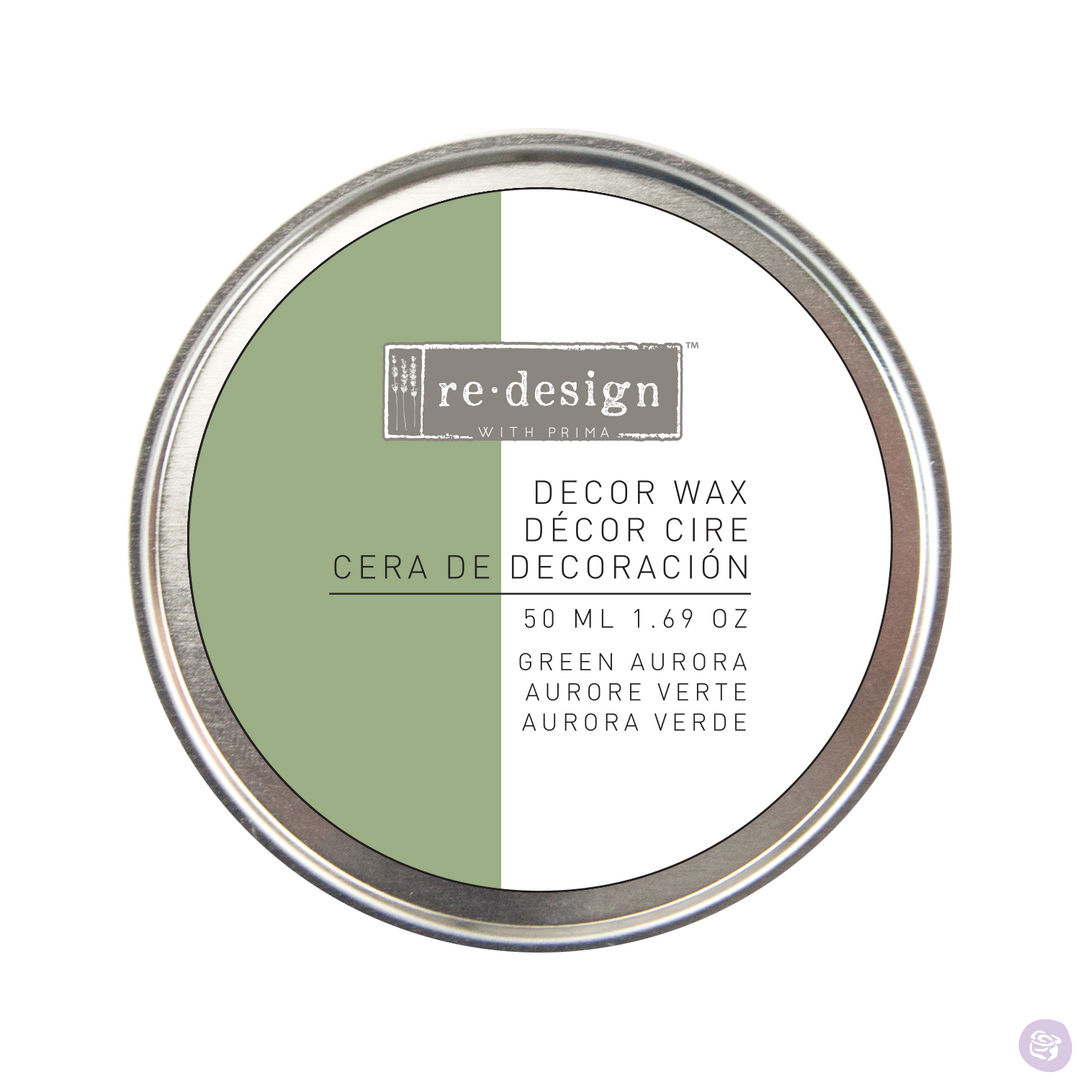 GREEN AURORA Wax Paste by Redesign with Prima (50ml) - Rustic Farmhouse Charm