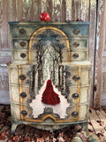 IN DEEP FOREST Redesign A1 Decoupage Rice Paper (59.44cm x 84.07cm) - Rustic Farmhouse Charm