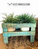Earl Grey Tea (A4/A3) - Rustic Farmhouse Charm