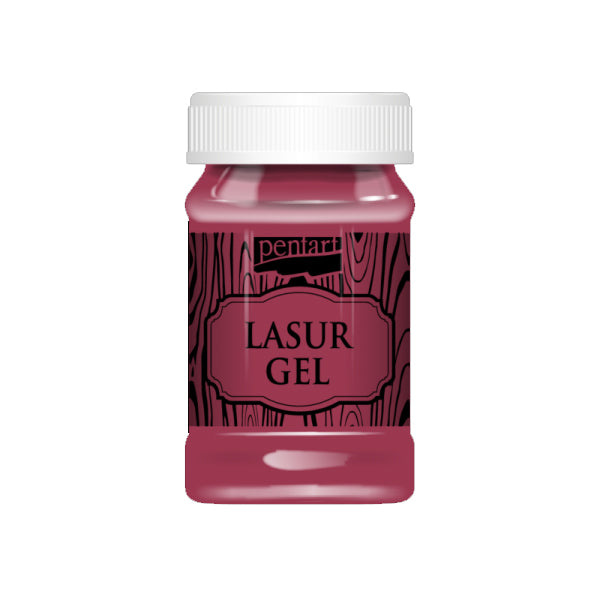 RED Lasur Gel by Pentart 100ml - Rustic Farmhouse Charm