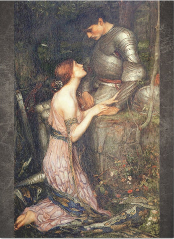 Decoupage Tissue Paper - John Waterhouse Painting 'Lamia and the Soldier' (43.18cm x 58.42cm) - Rustic Farmhouse Charm