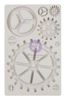 LARGE GEARS Mould by Finnabair - Rustic Farmhouse Charm