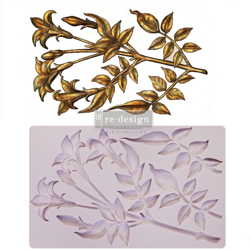 LILY FLOWERS Redesign Mould - Rustic Farmhouse Charm