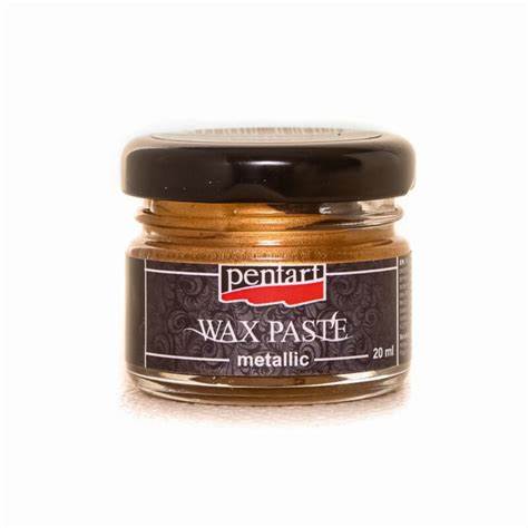 BRASS-BRONZE Metallic Wax Paste by Pentart 20ml - Rustic Farmhouse Charm