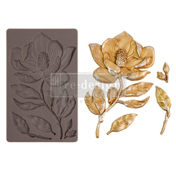 NEW! Redesign Mould - MAGNOLIA FLOWER - Rustic Farmhouse Charm