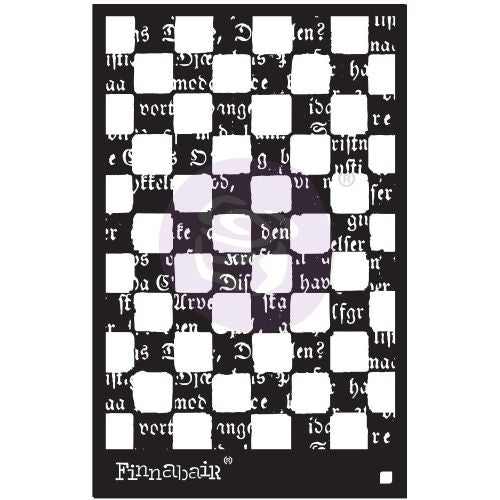 MIND GAMES Finnabair Stencil 6" x 9" - Rustic Farmhouse Charm