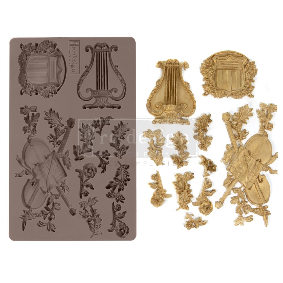 MUSICAL JOURNEY Redesign Mould - Rustic Farmhouse Charm