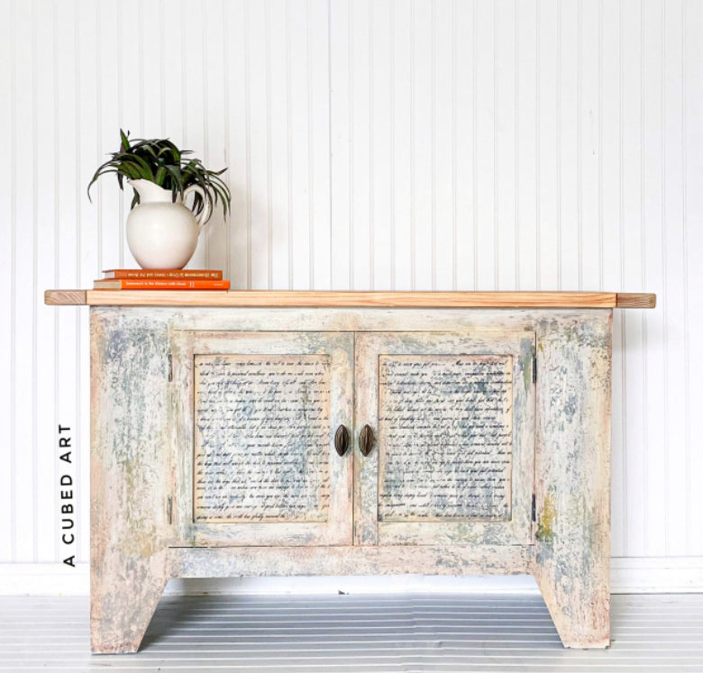 NEVER-ENDING STORY Redesign Transfer 76.2cm x 55.9cm - Rustic Farmhouse Charm