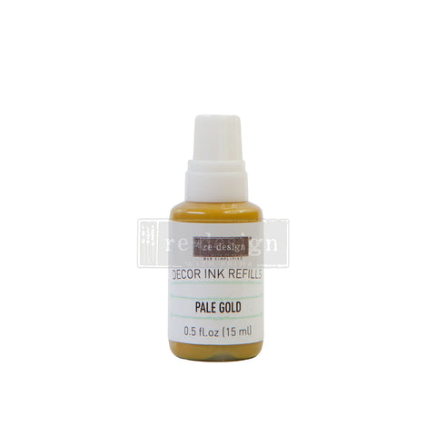 NEW! PALE GOLD Ink Refill (15ml) by Redesign - Rustic Farmhouse Charm