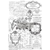 PARIS VALLEY Redesign Transfer 76.2cm x 60.96cm - Rustic Farmhouse Charm