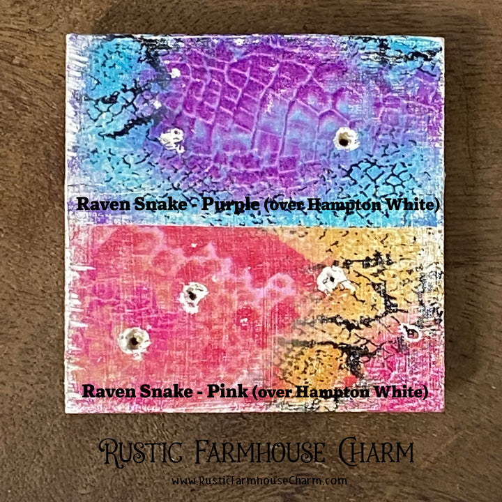 RAVEN SNAKE PINK Metallic Foil - Rustic Farmhouse Charm