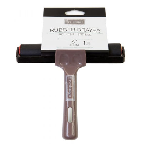 NEW! Redesign Rubber Brayer 6" - Rustic Farmhouse Charm