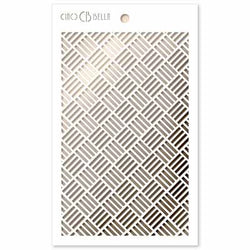 RUG Stencil by Ciao Bella (12.7cm x 20.32cm) - Rustic Farmhouse Charm