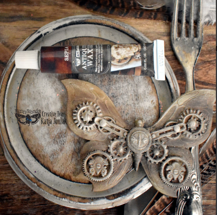 SEPIA Finnabair Antiquing Wax (Art Alchemy) - Rustic Farmhouse Charm