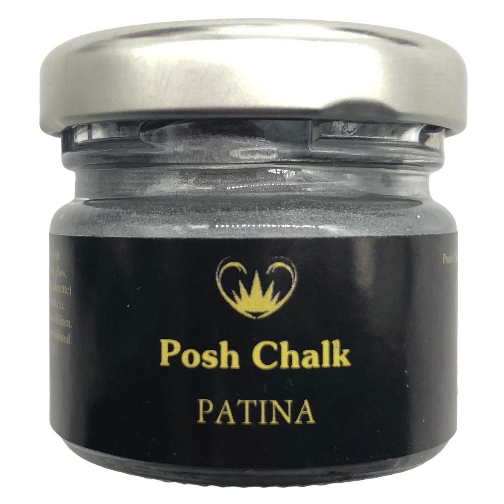 SILVER Patina Gilding Wax by Posh Chalk (30ml) - Rustic Farmhouse Charm