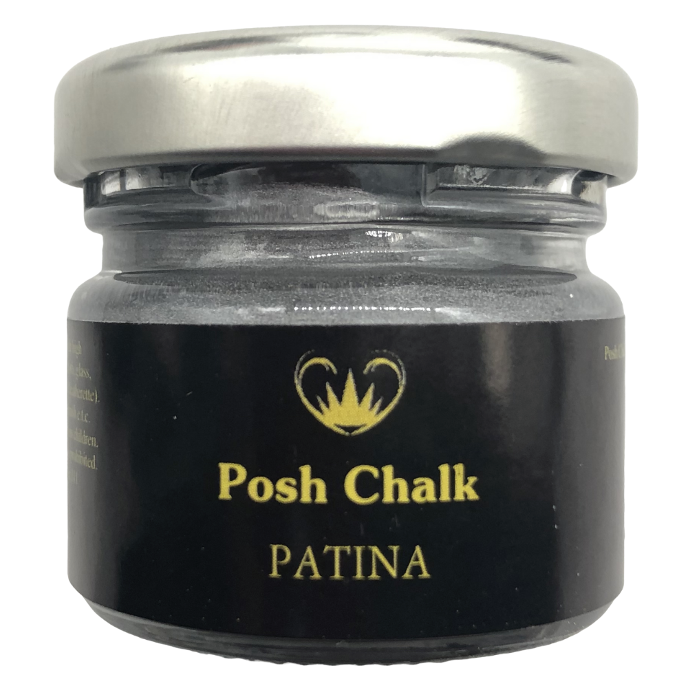 SILVER Patina Gilding Wax by Posh Chalk (30ml) – Rustic Farmhouse Charm