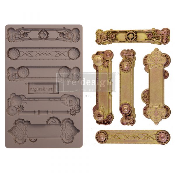 STEAMPUNK PLATES Redesign Mould - Rustic Farmhouse Charm