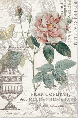 Decoupage Tissue Paper - Beautiful Rose Collage (50.8cm x 76.2cm) - Rustic Farmhouse Charm