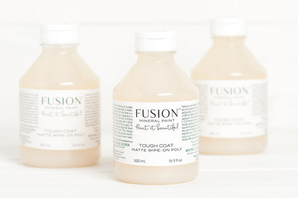Fusion™ CLEAR TOUGH COAT Matte Wipe-on Poly (500ml) - Rustic Farmhouse Charm