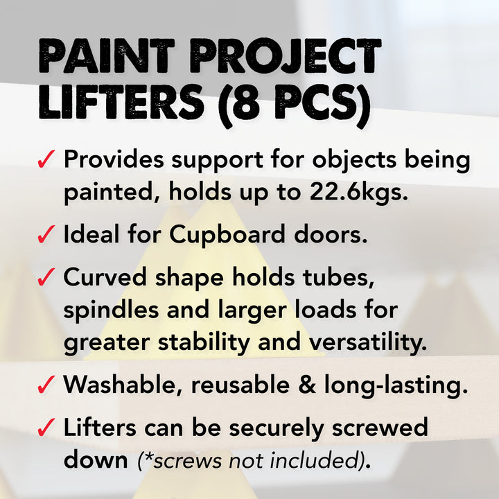 UNi-PRO Paint Project Lifters 8-Piece Set - Rustic Farmhouse Charm