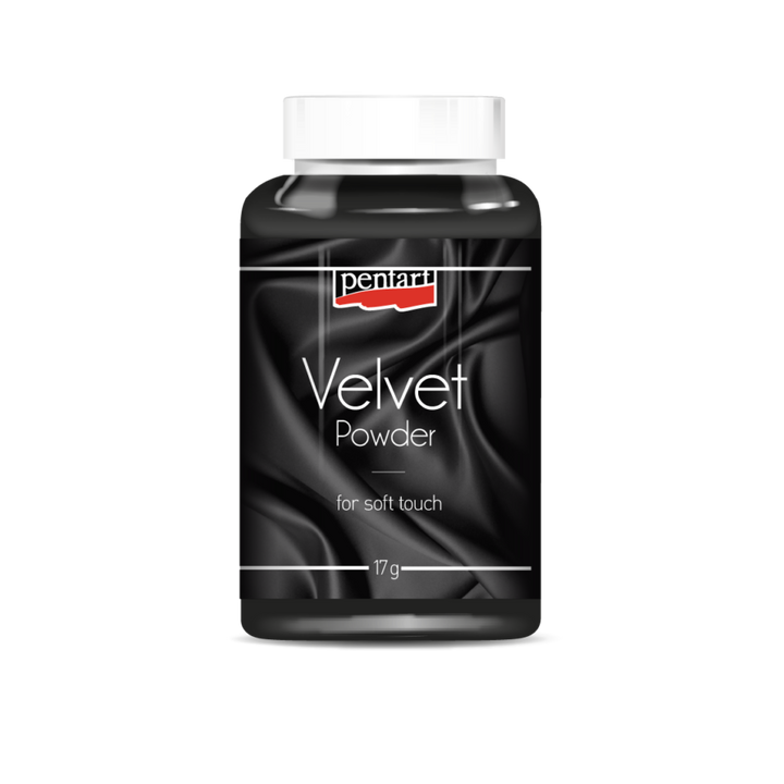 BLACK Velvet Powder by Pentart 17g - Rustic Farmhouse Charm